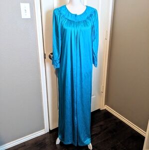 🌟Last Chance😁Vintage Teal Long Nightgown